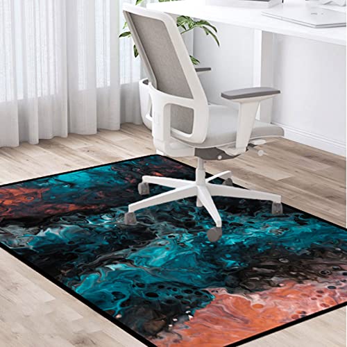 PLMM Bodenschutzmatte Teppich Stuhlunterlage Gaming Bürostuhl Stuhlmatten Schreibtischstuhl Unterlage für Parkett Dekoriere Dein Büro,Wohnzimmer,Schlafzimmer usw 120 * 140CM von PLMM