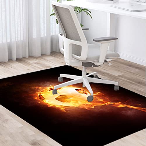 PLMM Bodenschutzmatte Teppich Stuhlunterlage Gaming Bürostuhl Stuhlmatten Schreibtischstuhl Unterlage für Parkett Dekoriere Dein Büro,Wohnzimmer,Schlafzimmer usw 140 * 160CM von PLMM