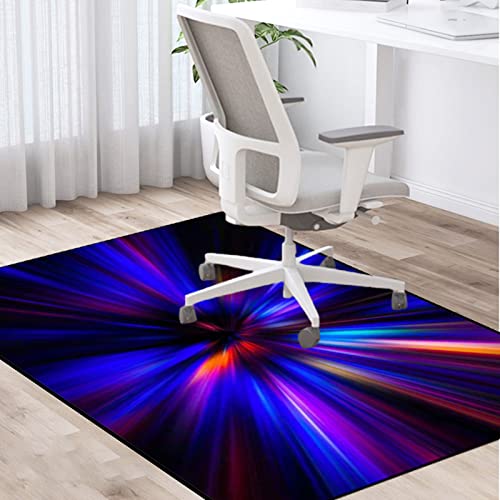 PLMM Bürostuhl Unterlage Bodenschutzmatte Gaming Teppich Unterlage Schreibtischstuhl Gaming Stuhl Unterlage Fußbodenschutz 70×100CM von PLMM