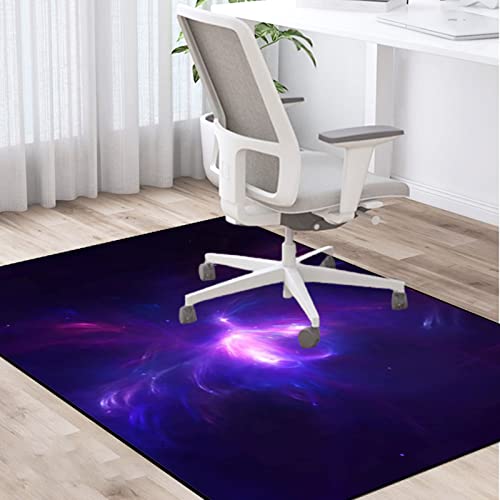 PLMM Bürostuhl Unterlage Bodenschutzmatte Gaming Teppich Unterlage Schreibtischstuhl Gaming Stuhl Unterlage Fußbodenschutz 80×120CM von PLMM