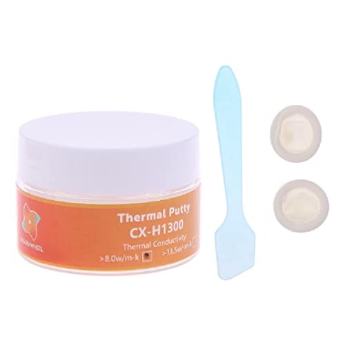 CX H1300 Wärmeleitpaste 13,5 W/mK Wärmeleitpaste Gips nicht leitende Kühlkörpermasse 20 g/50 g/70 g Silikon-Wärmeleitpaste CX H1300 Wärmeleitpaste 13,5 W/mK Wärmeleitpaste Gips nicht leitende Kühlkörpermasse 20 g/50 g/70 g Silikon-Wärmeleitpaste von PLMN