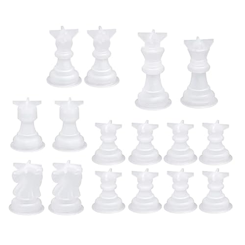 Schachfigur-Silikonform, internationales 3D-Schachharz, DIY, Epoxidharz, Bastelform, Schokoladen-Backwerkzeug, Schach, Silikonformen für Epoxidharz Schachfigur-Silikonform, internationales 3D-Schachharz, DIY, Epoxidharz, Bastelform, Schokoladen-Backwerkzeug, Schach, Silikonformen für Epoxidharz von PLMN