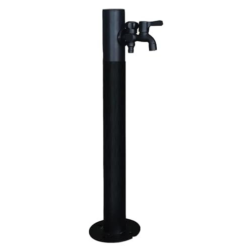 Wassersäule aus Edelstahl für den Garten im Freien mit Doppelauslass, freistehender vertikaler Wasserhahn mit Frostschutzdesign, dekoratives Wasserspiel für Wassersäule aus Edelstahl für den Garten im Freien mit Doppelauslass, freistehender vertikaler Wasserhahn mit Frostschutzdesign, dekoratives Wasserspiel für von PLMNBQWE