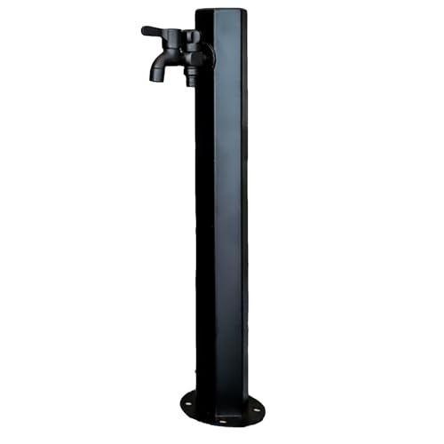 Wassersäule aus Edelstahl für den Garten im Freien mit Doppelauslass, freistehender vertikaler Wasserhahn mit Frostschutzdesign, dekoratives Wasserspiel für Wassersäule aus Edelstahl für den Garten im Freien mit Doppelauslass, freistehender vertikaler Wasserhahn mit Frostschutzdesign, dekoratives Wasserspiel für von PLMNBQWE