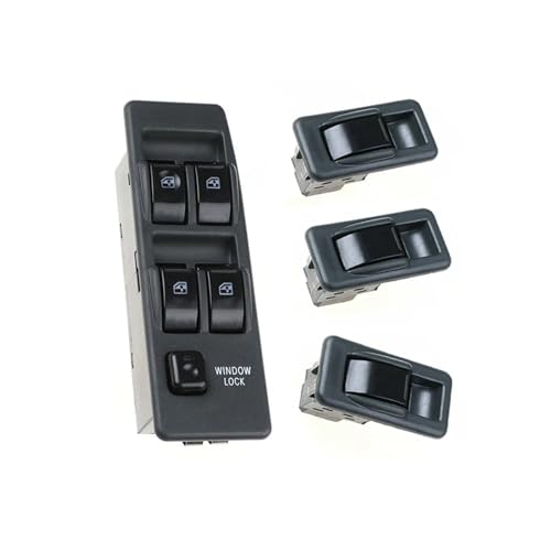 Fensterheberschalter Für 1990-2003 Für Mitsubishi Montero MR753373 MR731813 Auto Fenster Schalter Elektrische Power Master Regler Taste Konsole(1 set) von PLMNHSS