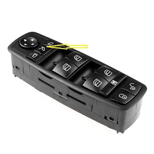 Fensterheberschalter Für Benz AB Klasse W169 W245 1698206710 1698206610 1698206410 1698206510 Power Fenster Control Schalter Auto 2518200510(Model B) von PLMNHSS