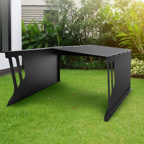 Stahl Mähroboter Garage | Dach Überdachung Garage für Mähroboter | Rasenroboter Garage | Rasenmäher Roboter Garage Garten Carport Unterstand | Witterungsbeständig | 78×61×31 cm - Schwarz Stahl Mähroboter Garage | Dach Überdachung Garage für Mähroboter | Rasenroboter Garage | Rasenmäher Roboter Garage Garten Carport Unterstand | Witterungsbeständig | 78×61×31 cm - Schwarz von PLODAXE