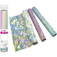 plottiX Aufbügelfolie 32 cm x 50 cm diamant von PLOTTIX