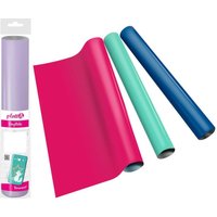 plottiX Permanent Vinylfolie Silber (31,5 cm x 1 m) von PLOTTIX