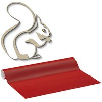 plottiX Wandtattoo-Folie 31.5 cm x 1 m hellrot von PLOTTIX