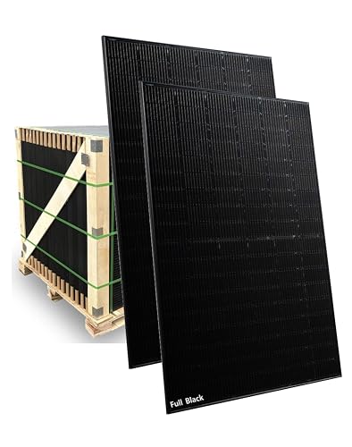 PLP TEK ® 2 x Solarpanel JA Solar JAM54D41-440/LB 440W N-Type Bifaziale Solar Panele Glas Glas N-Type Full Black (Steuersatz: 0% nach § 12 Absatz 3 UStG) von PLP TEK