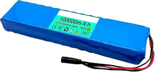 36V 100aH 10s3p E-Bike Batterie Wiederaufladbarer Li-Ion Akku Ebike Fahrradbatterie mit 42V 2A Ladegerät für 500W 250W 200W Fahrradmotor 36V100AH,T 36V 100aH 10s3p E-Bike Batterie Wiederaufladbarer Li-Ion Akku Ebike Fahrradbatterie mit 42V 2A Ladegerät für 500W 250W 200W Fahrradmotor 36V100AH,T von PLPLKTNNKK