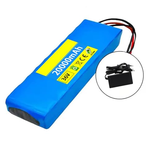 36V 20Ah Elektrofahrradakku 10S2P Elektroroller Lithium-Ionen-Akkupack mit BMS und 42V 2A Ladegerät für 250W-500 W Elektrofahrrad Elektrorollermotor T+DC 36V 20Ah Elektrofahrradakku 10S2P Elektroroller Lithium-Ionen-Akkupack mit BMS und 42V 2A Ladegerät für 250W-500 W Elektrofahrrad Elektrorollermotor T+DC von PLPLKTNNKK