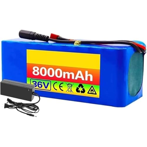36V 8Ah E-Bike Lithium-Ionen-Akku 10S3P Wiederaufladbarer Ersatzakku für 150W 250W 500W Motor mit Ladegerät Eingebautes 20A BMS T+DC 36V 8Ah E-Bike Lithium-Ionen-Akku 10S3P Wiederaufladbarer Ersatzakku für 150W 250W 500W Motor mit Ladegerät Eingebautes 20A BMS T+DC von PLPLKTNNKK