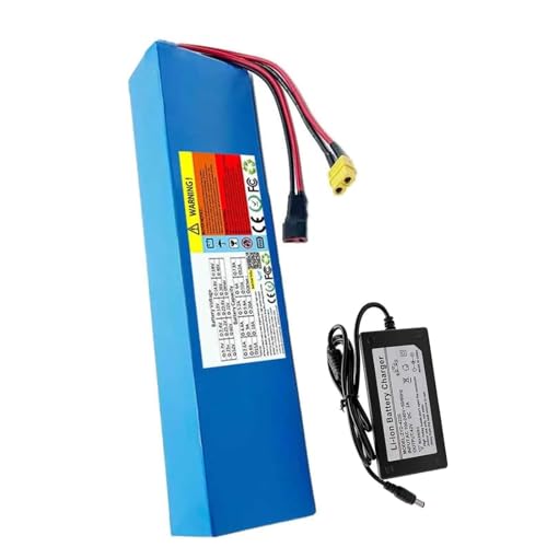 36V E-Bike Lithium-Ionen-Akku 12Ah 10S3P mit BMS für 500W Elektrofahrradmotor mit Ladegerät XT30+JST von PLPLKTNNKK