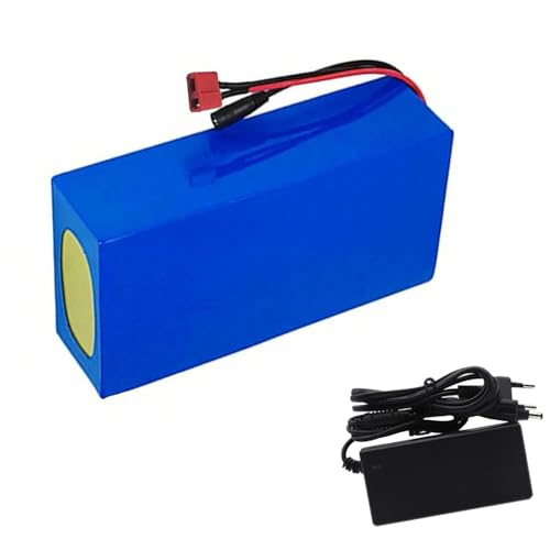 48V 12Ah 13S4P E-Bike Lithium-Ionen-Akku mit 54,6V 2A Ladegerät für 200–800W Elektrofahrradmotor Integrierter BMS-Schutz XT60+JST 48V 12Ah 13S4P E-Bike Lithium-Ionen-Akku mit 54,6V 2A Ladegerät für 200–800W Elektrofahrradmotor Integrierter BMS-Schutz XT60+JST von PLPLKTNNKK