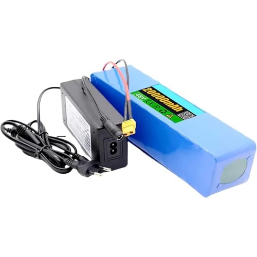 48V 20Ah E-Bike-Akku 13S3p Wasserdichter Lithium-Ionen-Elektrofahrradakku Eingebautes BMS für 1000W Motor Elektrofahrrad-Roller mit Ladegerät XT90 von PLPLKTNNKK