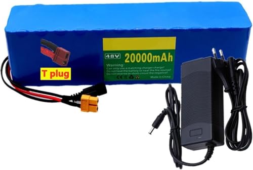 48V Ebike-Akku 20Ah Lithium-Akku 13S3P Elektrofahrrad-Akku mit BMS für 50-750W E-Scooter E-Motor Elektrofahrrad mit Ladegerät 48V 20Ah,T 48V Ebike-Akku 20Ah Lithium-Akku 13S3P Elektrofahrrad-Akku mit BMS für 50-750W E-Scooter E-Motor Elektrofahrrad mit Ladegerät 48V 20Ah,T von PLPLKTNNKK