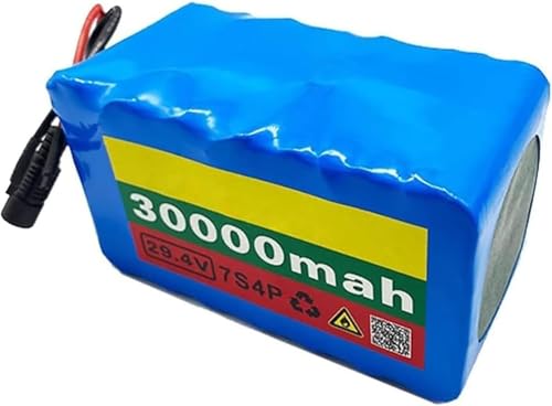 7S4p 24V 30ah Electric Bicycle Lithium-Ion Waterproof PVC Battery Replacement Battery for 200W 250W 350W Electric Bicycle Scooter Motor Built-In BMS with Charger XT60 von PLPLKTNNKK