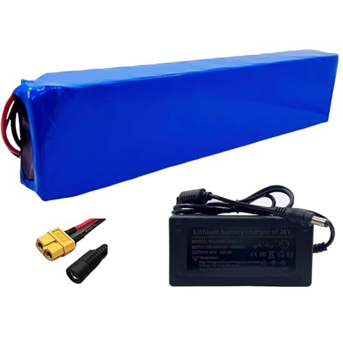 Ebike Lithium-Ionen-Akku 36V 20Ah 10S3P Li-Ion Elektrofahrrad-Roller-Ersatz-Lithium-Akkupack mit BMS + 42V Ladegerät XT60+SM von PLPLKTNNKK