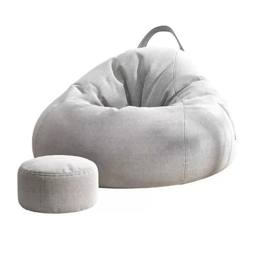 PLPLKTNNKK 1-Seater Bean Bag Chair Soft Pouf Ottoman Children's Adult Bean Bag Chair Lazy Chair Couch Floor Seating Frameless Furniture 166-176 Height,C von PLPLKTNNKK