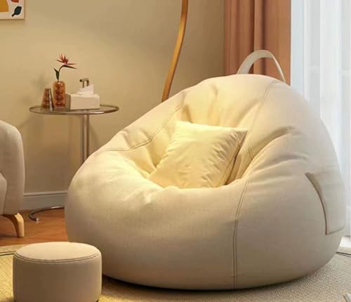 PLPLKTNNKK Bean Bag Chair Large Lounge Chair for Adults with Filling Included Jumbo Adult Bean Bag Living Room Furniture Home F,Medium von PLPLKTNNKK