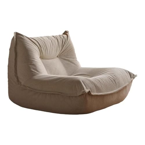 PLPLKTNNKK Lazy Sofa Sitzsack-Sofa Armloses Bodensofa Mit Hochdichtem Schaumstoff Gefüllter Sitzsack Stuhl für Wohnzimmer Schlafzimmer Büro D,80 * 102 * 71CM von PLPLKTNNKK