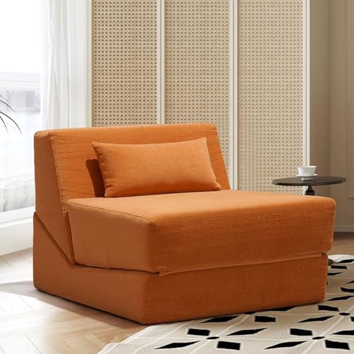 PLPLKTNNKK Sleeping Chair with Bed Function Sofa Bed Space-Saving Guest Bed Geeignet Wohnzimmer Schlafzimmer Büro F,92 * 76 * 64CM von PLPLKTNNKK
