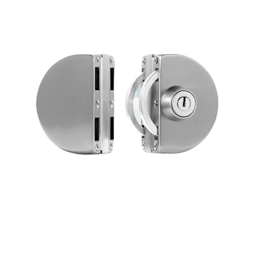 1 Satz Doppelschiebetürschlösser mit Schlüssel 8-12 mm(Single key) von PLTMGHVF