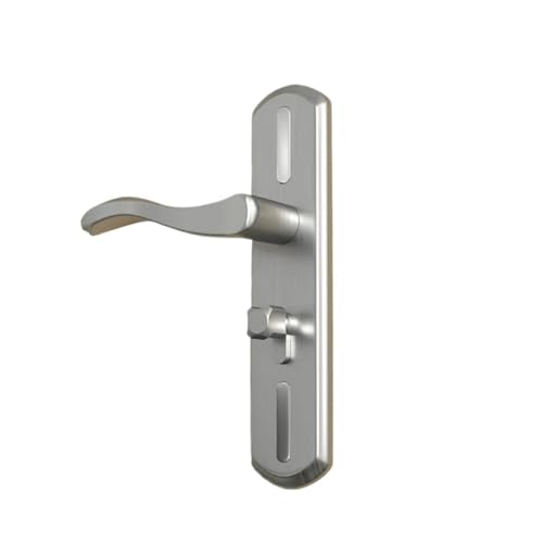 1 Satz Edelstahl-Schlafzimmertürschloss Haushaltszimmertürgriffschloss mit Schlüssel(Yellow) von PLTMGHVF