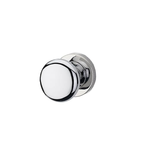 1 Satz einseitiger Türschlossgriffe rund mit Schlüssel(Silvery) von PLTMGHVF