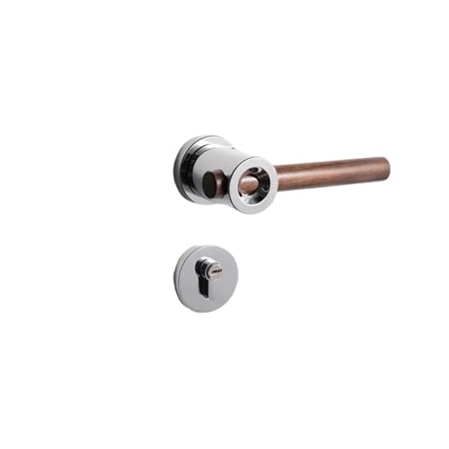 Griff Sicherheitstürschloss Schlafzimmer Split Lock Silent(Silver-Silent lock) von PLTMGHVF