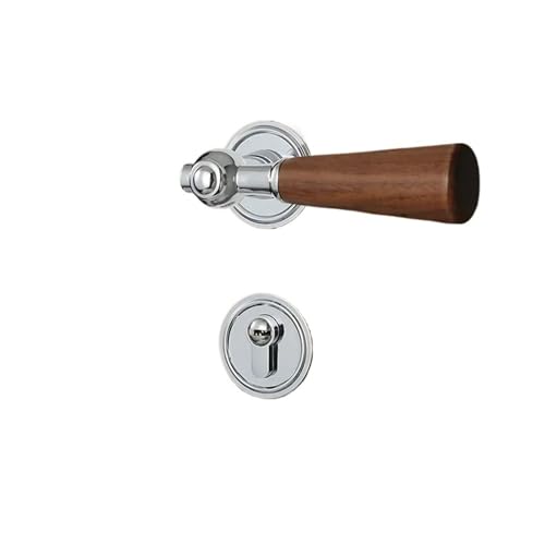 Griff zink-legierung stille türschloss haushalt hardware zubehör doppelseitige griff schloss(A silver) von PLTMGHVF