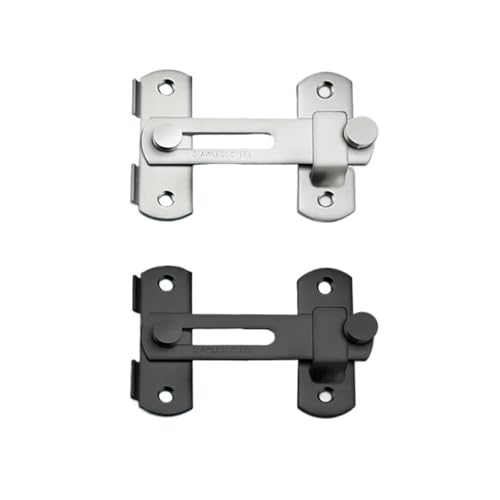 Haushaltstürriegel Schiebetürschloss Schnalle Bohrtürstecker Hardware-Zubehör(F) von PLTMGHVF