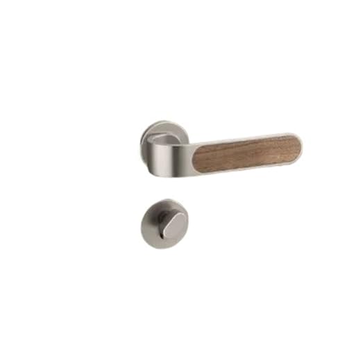 Holzgriff Metall Türschloss Split Lock Hardware-Zubehör(Silver) von PLTMGHVF