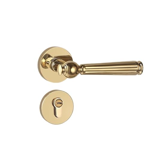 Holztürschloss im französischen Stil, geräuschlos geteilt(Yellow bronze) von PLTMGHVF