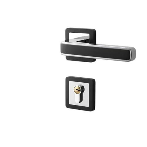 Innen holz türschloss schlafzimmer stille haushalt split griff(Mute lock body 2) von PLTMGHVF