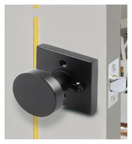 Innentürschlösser for Zuhause Badezimmerschlösser Holztürschlösser(Dumb black) von PLTMGHVF