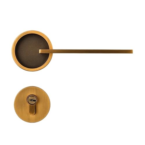 Rundes Türschloss-Set Schlafzimmertürgriffschloss von PLTMGHVF