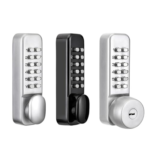 Schiebetüröffner digitales Türschloss schlüssellos(JG-Silver-No Key) von PLTMGHVF