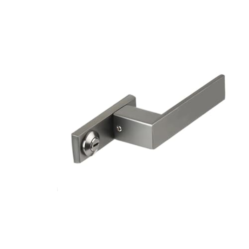 Türschloss Schwarz/Grau Schlafzimmer Griff Schloss Türschloss(7038-grey) von PLTMGHVF