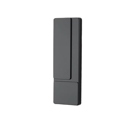 Türschloss leise grifflos Massivholztür(PDD340-Black,No Key) von PLTMGHVF