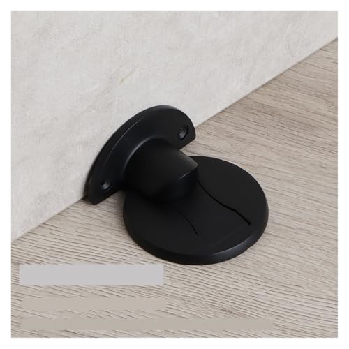 Türstopper 304 Edelstahl Stanzfreier Türstopper Unsichtbarer Türstopper(Dumb black) von PLTMGHVF