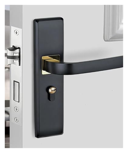 Zinklegierung Innentürschloss Schlafzimmer Holztürgriff Universalset(B1) von PLTMGHVF