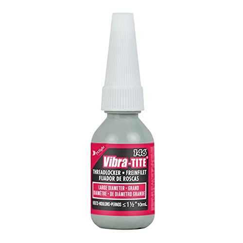 Vibra-Tite® 146 Schraubensicherung -/kleber auf Industrieniveau - Hochfest - Geeignet für große Abmessungen | bis zu M38 | 10 ml Flasche von PLTight