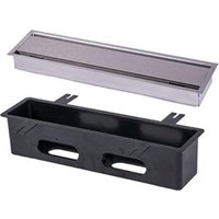 Abluftblende Slot Edelstahl - EVBP10S - Pluggit Abluftblende Slot Edelstahl - EVBP10S - Pluggit von PLUGGIT