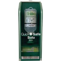 Augenspülstation QuickSafe Solo 0,5l+Pflasterrefill B140mm von PLUM