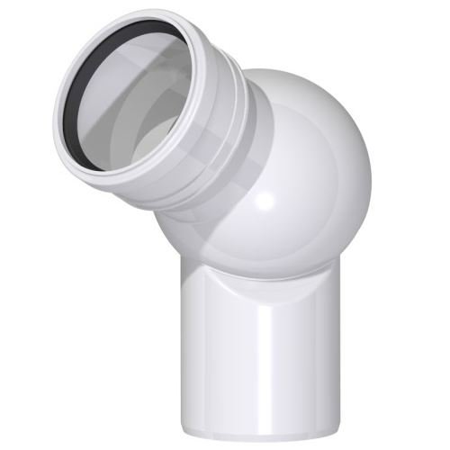 Einstellbare drehbare Universalellbogenkugel Abwasserinstallation 32mm Rohrdurchmesser von PLUMBING4HOME