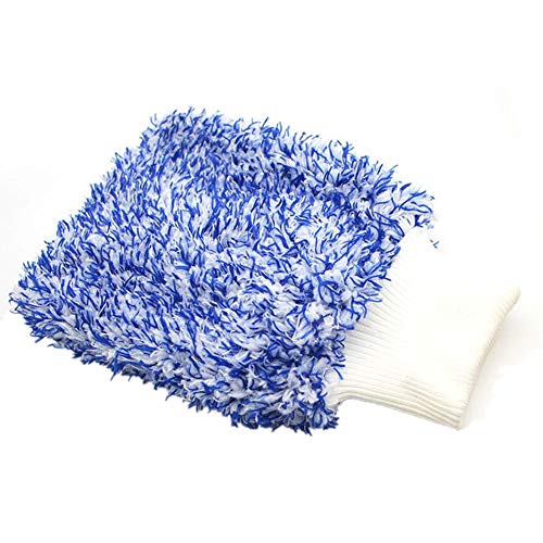 PLUS PO Poliertuch Microfaser TüCher Auto Mikrofaser-Autotrocknertuch Große Mikrofaser-Reinigungstücher Fusselfreies Mikrofasertuch Blue White von PLUS PO
