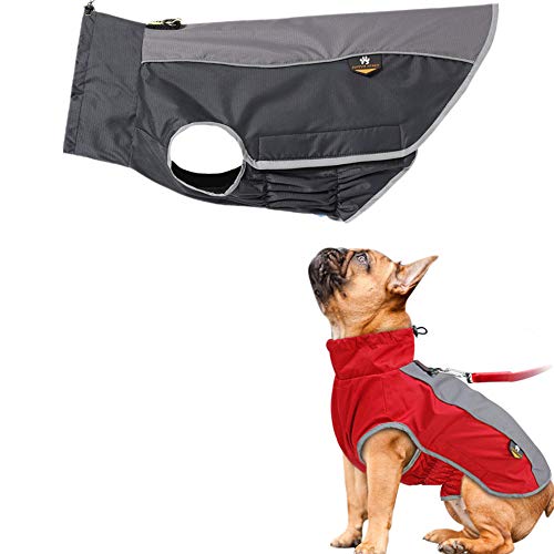 PLUS PO Hund Regenmantel Kleiner Hund Wasserdichter Regenmantel Hund Regenmantel Hund Voller Regenmantel Black,M von PLUS PO